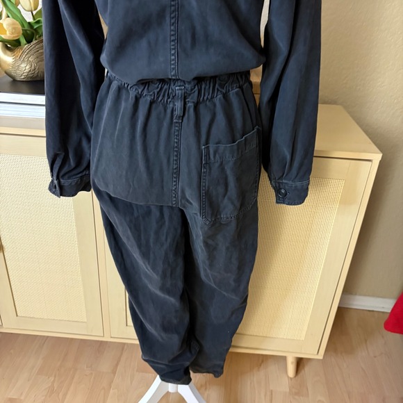 CITIZENS OF HUMANITY Surplus Black Wash Denim Jumpsuit Size XS - Picture 7 of 9